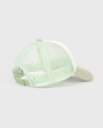 Juicy Crown Trucker Hat - White/Sage