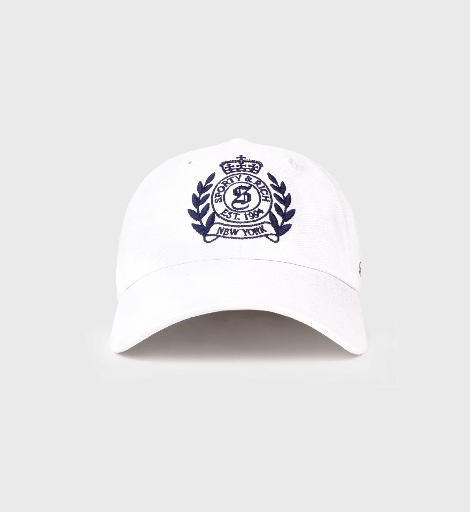 NY Crest Hat - White