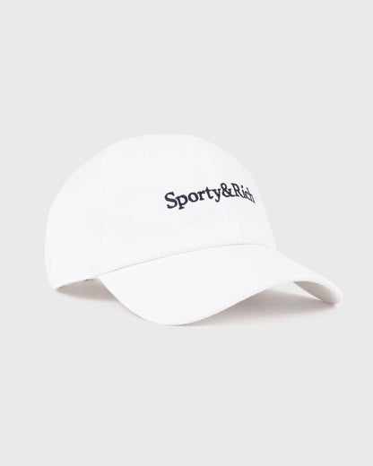 Serif Logo Hat - White