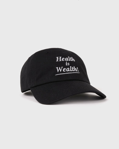 Health is Wealth Hat - Faded Black