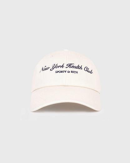 NY Health Club Hat - Cream/Navy