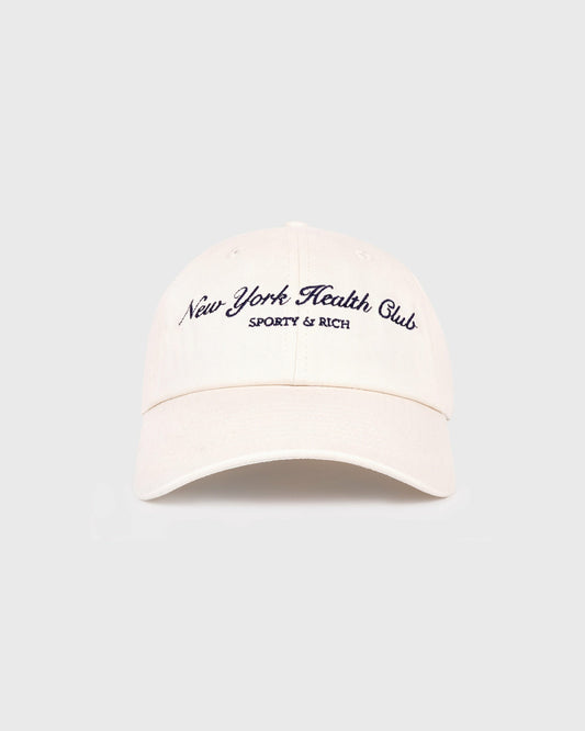 NY Health Club Hat - Cream/Navy