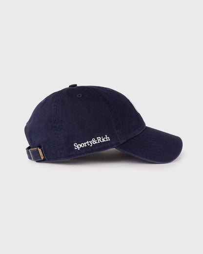 Yankees Serif Hat - Navy/White