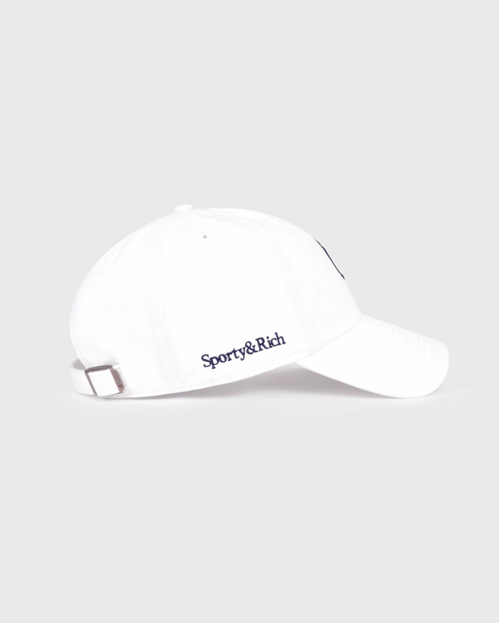 Yankees Serif Hat - White/Navy