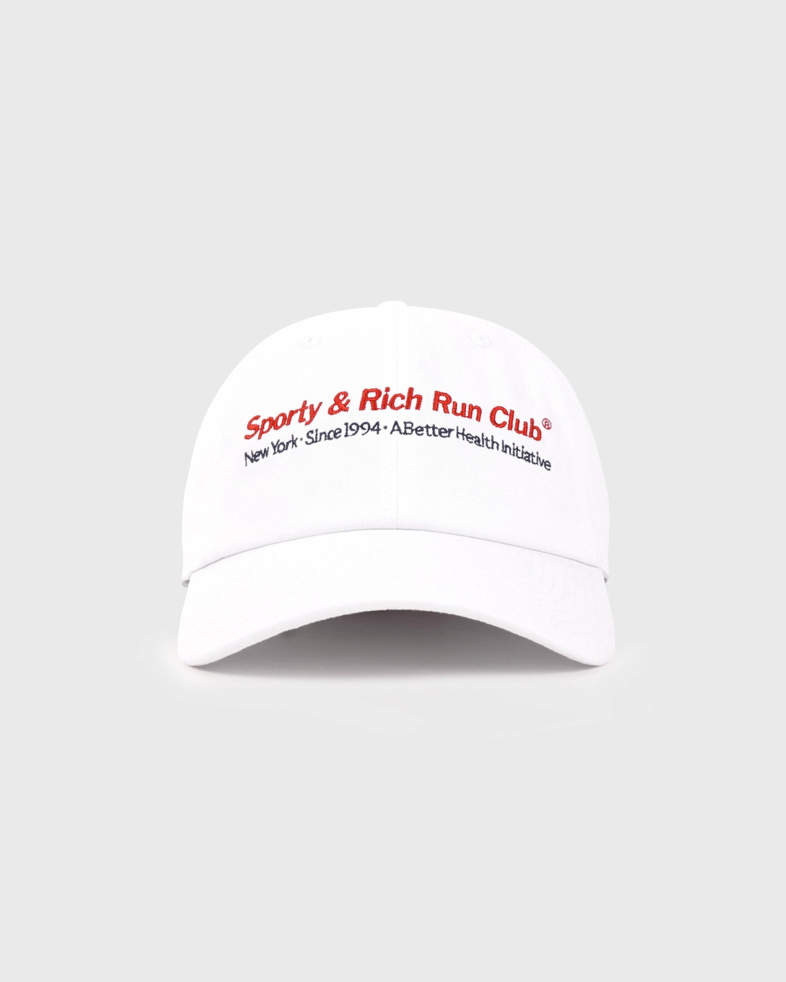 Run Club Hat - White/Ruby/Navy