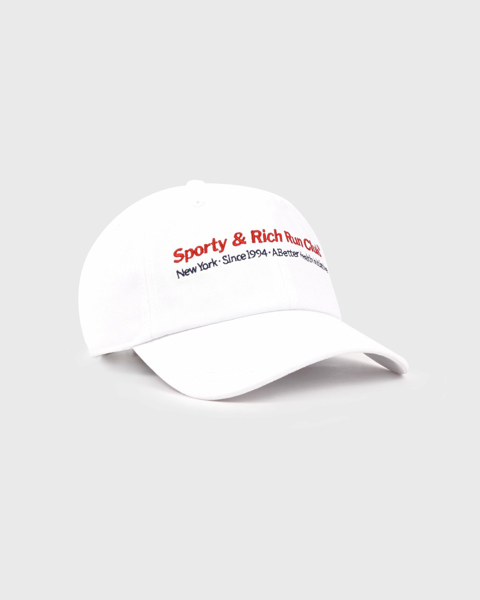 Run Club Hat - White/Ruby/Navy