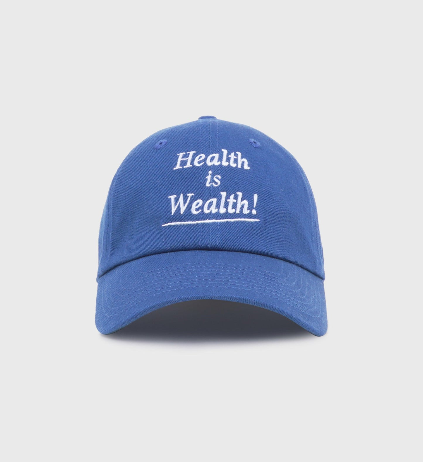Health is Wealth Hat - Team Blue/White