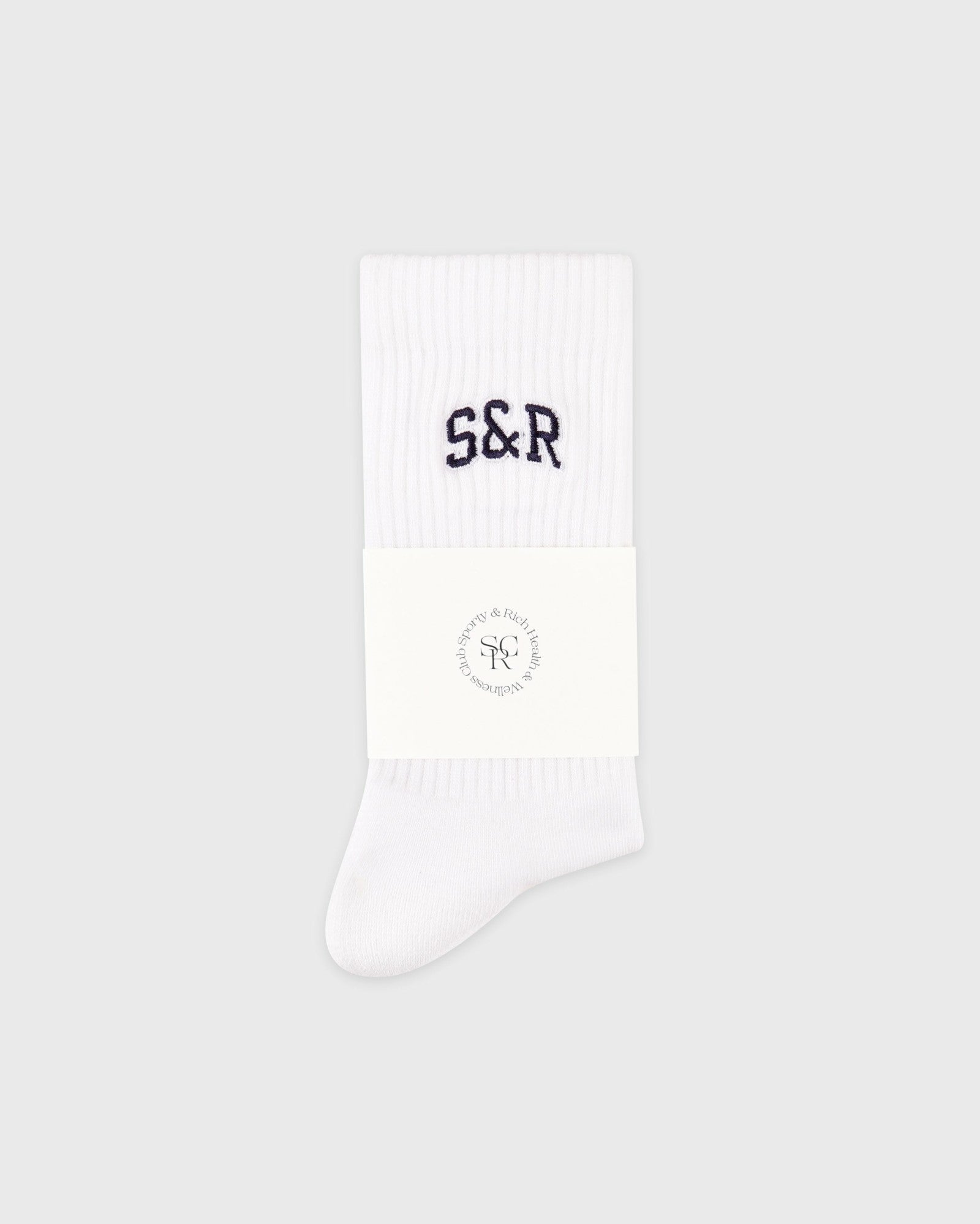S&R Ivy Socks - White/Navy
