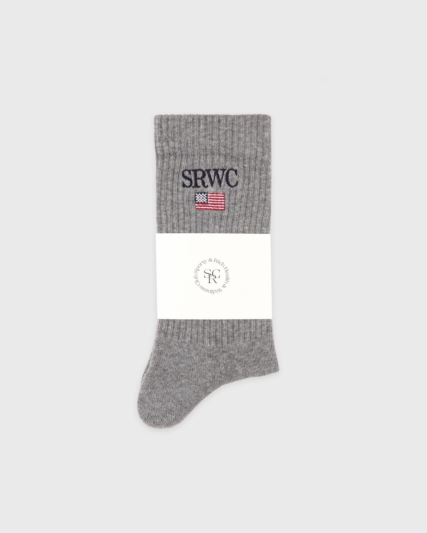 Nautical Socks - Heather Gray/Navy/Ruby/White