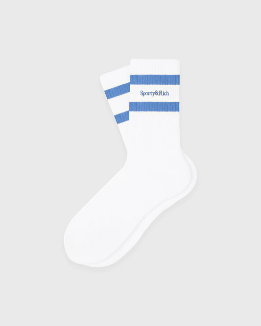 Serif Logo Socks - white/softee