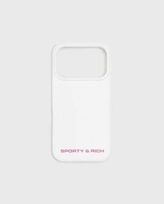 Bold Health Logo iPhone Case - White/Fuschia