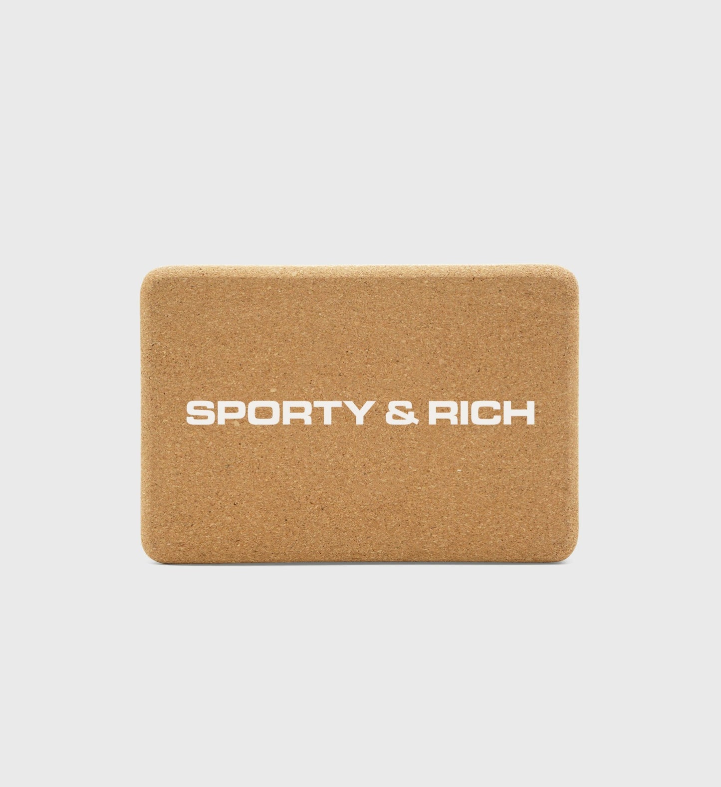 Bold Logo Cork Yoga Block