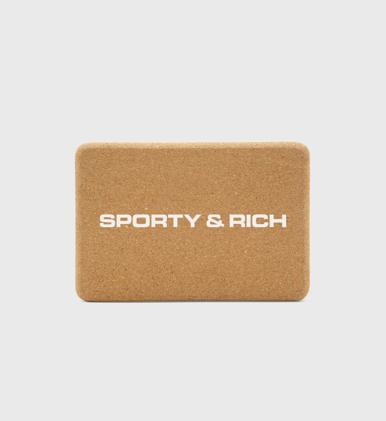 Bold Logo Cork Yoga Block
