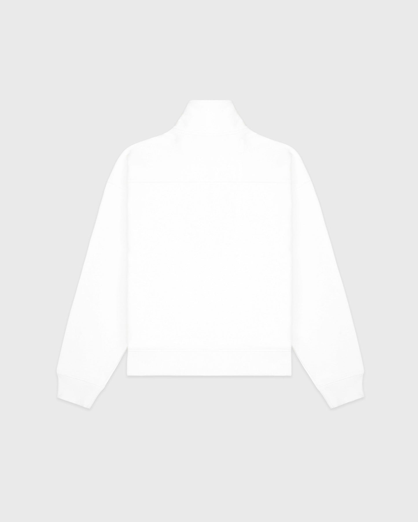 NY Crest Embroidered Quarter zip Men - White