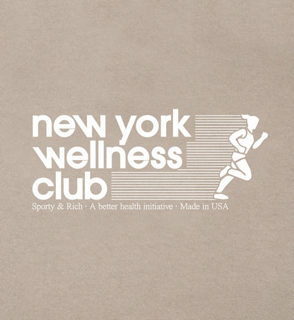 USA Wellness Club Crewneck - Elephant/White