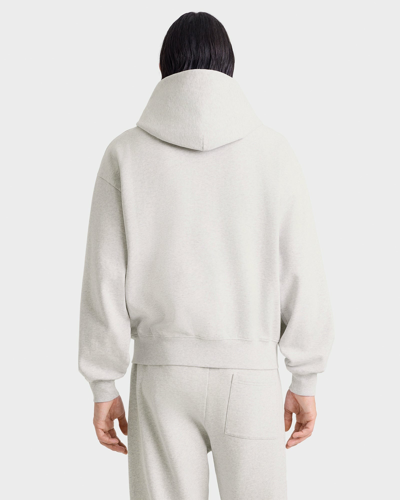 S&R Ivy Zip Hoodie - Heather Gray/Navy