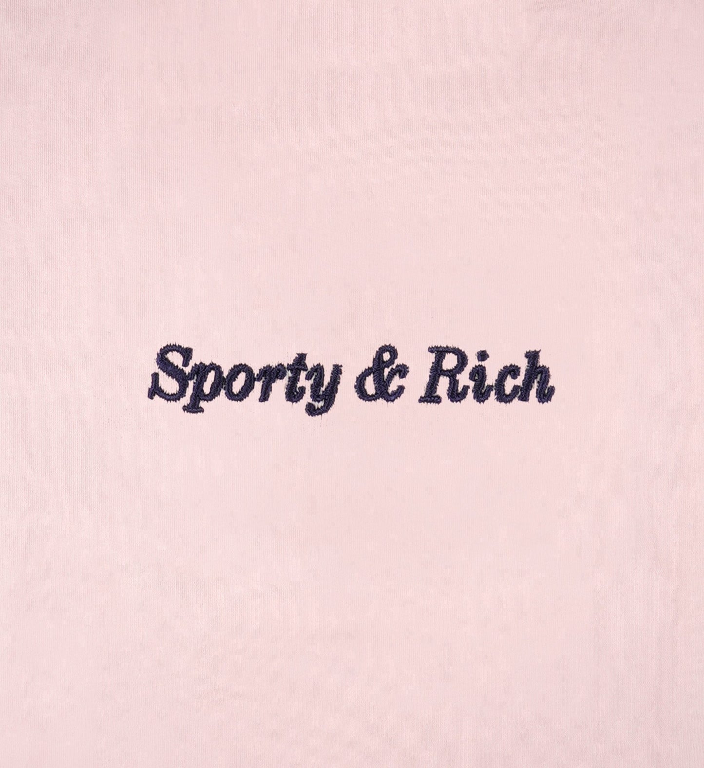 Eden Crest Crewneck - Pink Dolphin/Navy