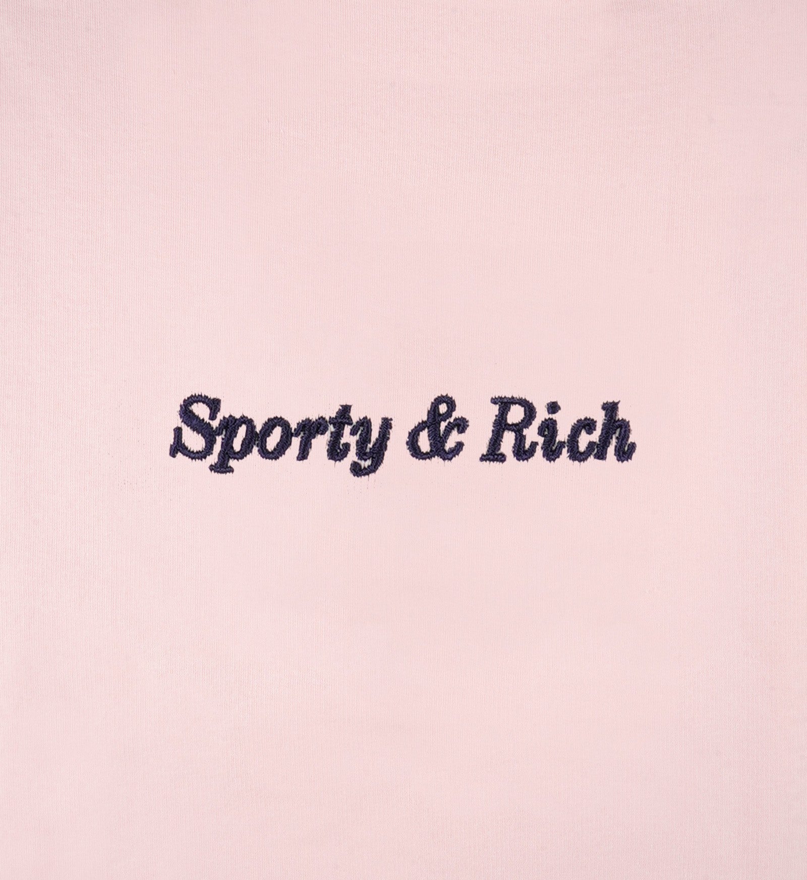 Eden Crest Crewneck - Pink Dolphin/Navy
