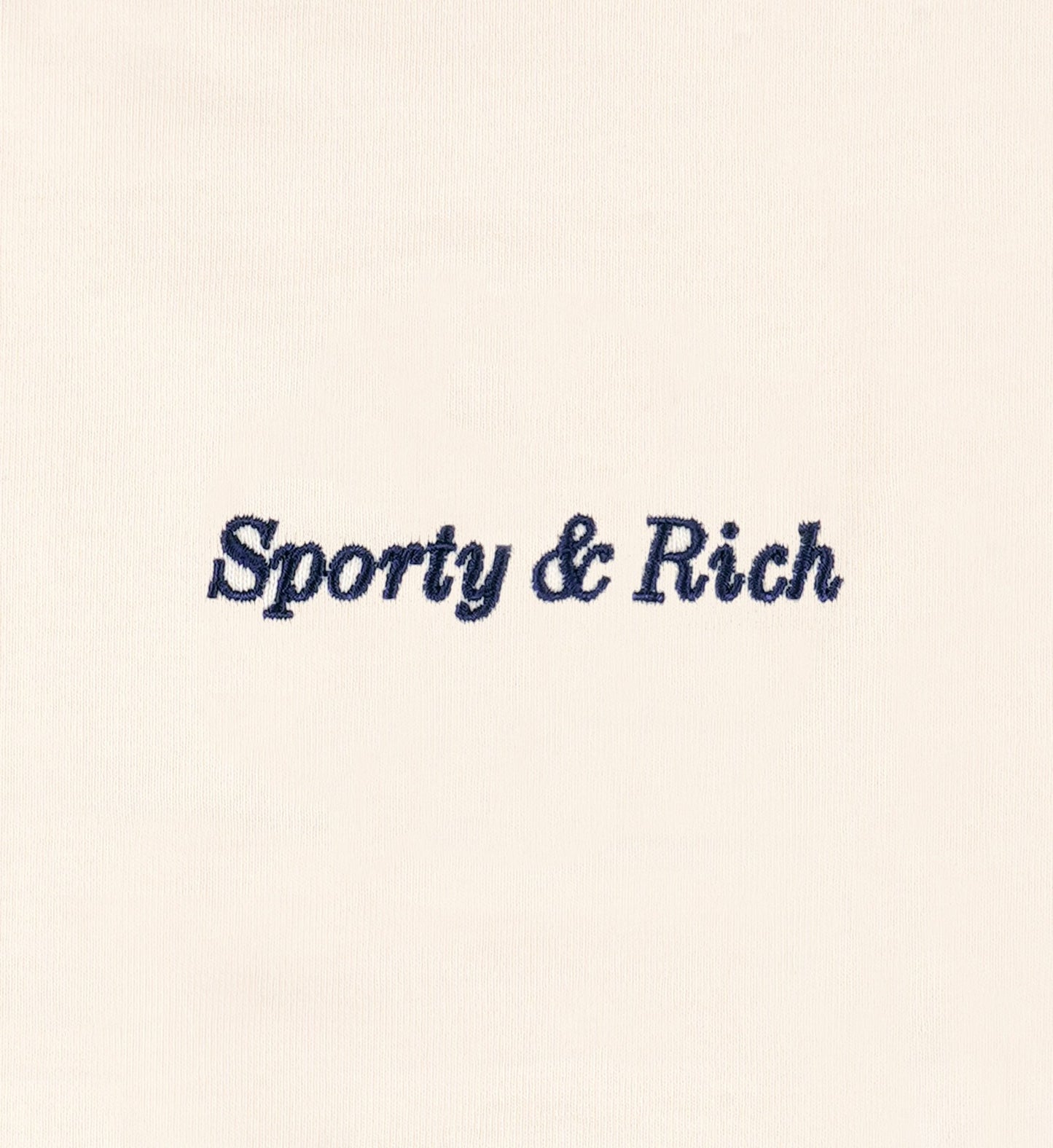 Eden Crest Crewneck - Cream/Navy