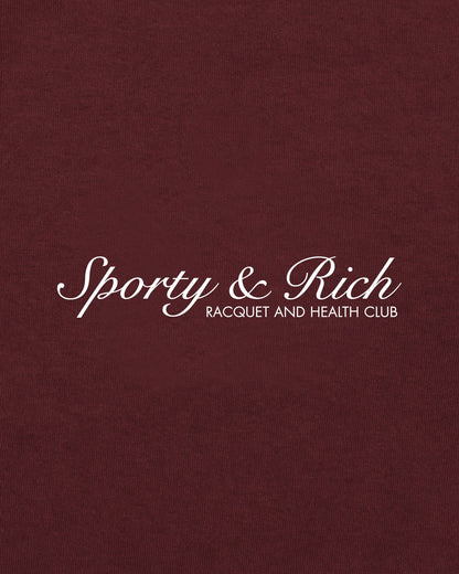 Syracuse T-Shirt - Bordeaux/White