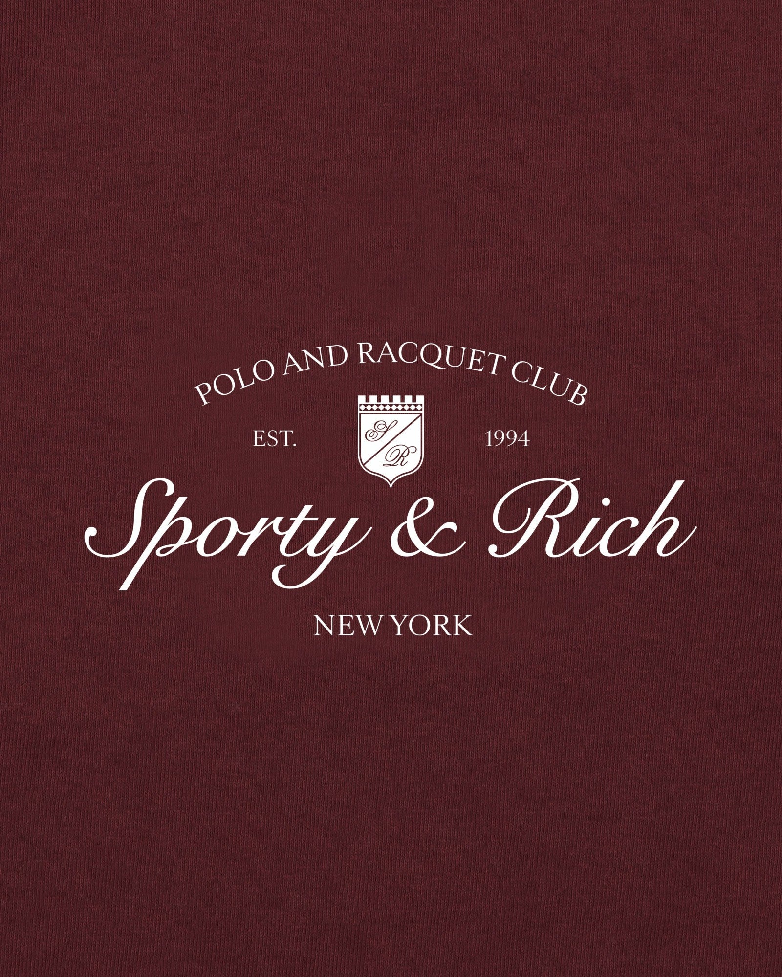 Syracuse T-Shirt - Bordeaux/White