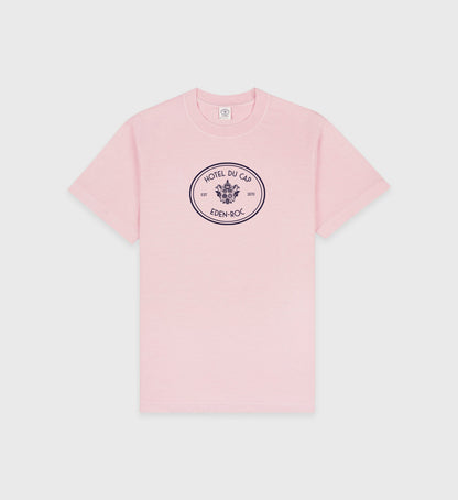 Eden Crest T-Shirt - Pink Dolphin/Navy