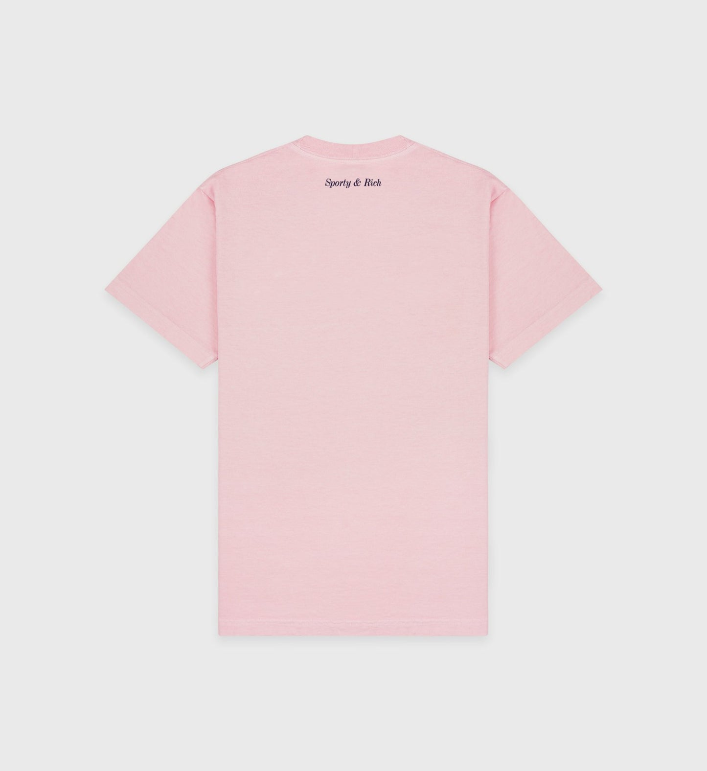 Eden Crest T-Shirt - Pink Dolphin/Navy
