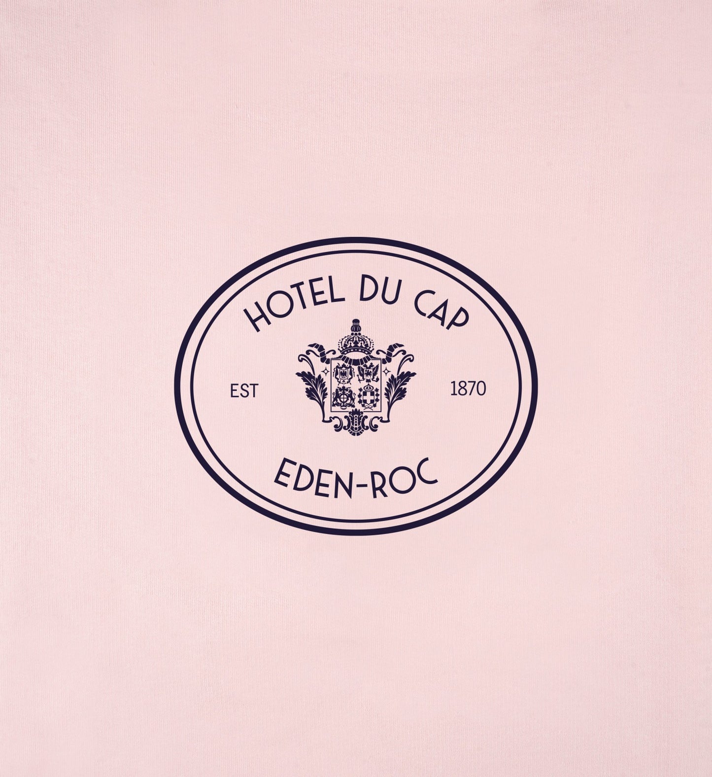 Eden Crest T-Shirt - Pink Dolphin/Navy