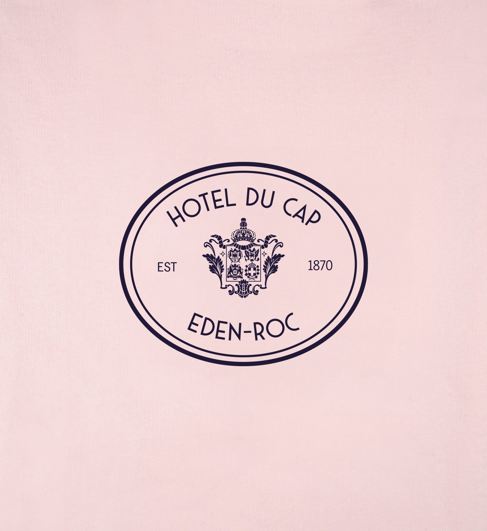 Eden Crest T-Shirt - Pink Dolphin/Navy