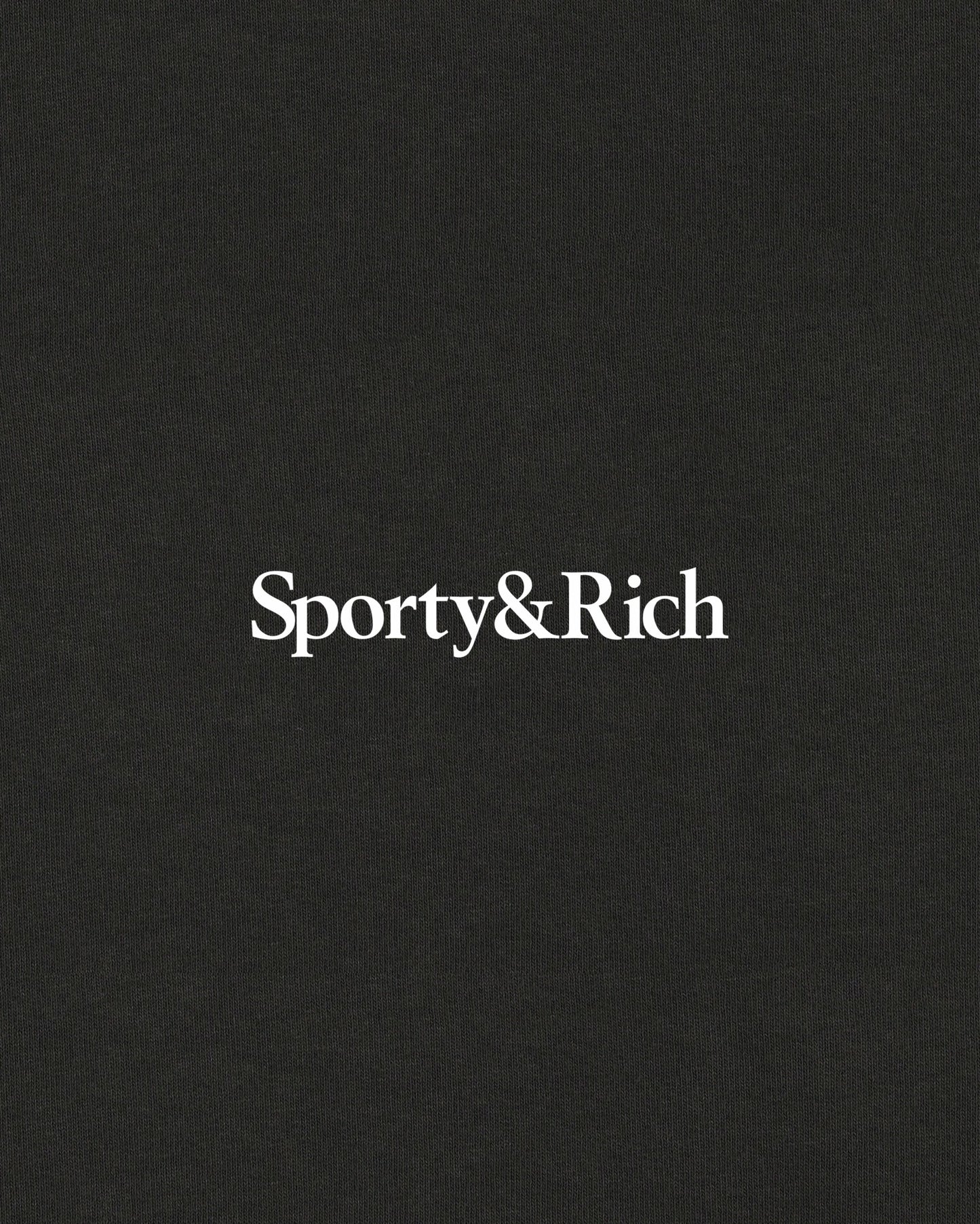 Health Is Wealth T-Shirt - Faded Black/White