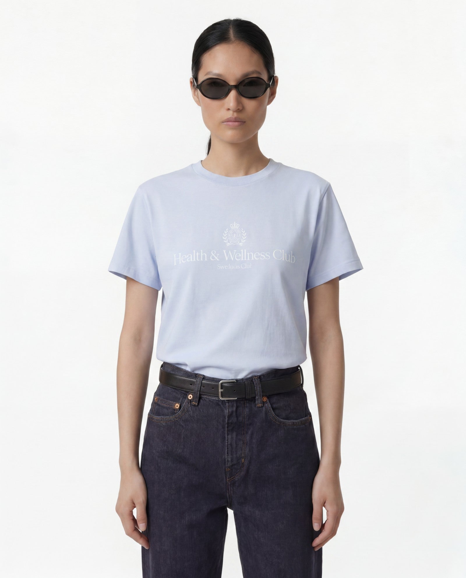 H&W Crest T-Shirt - Ciel