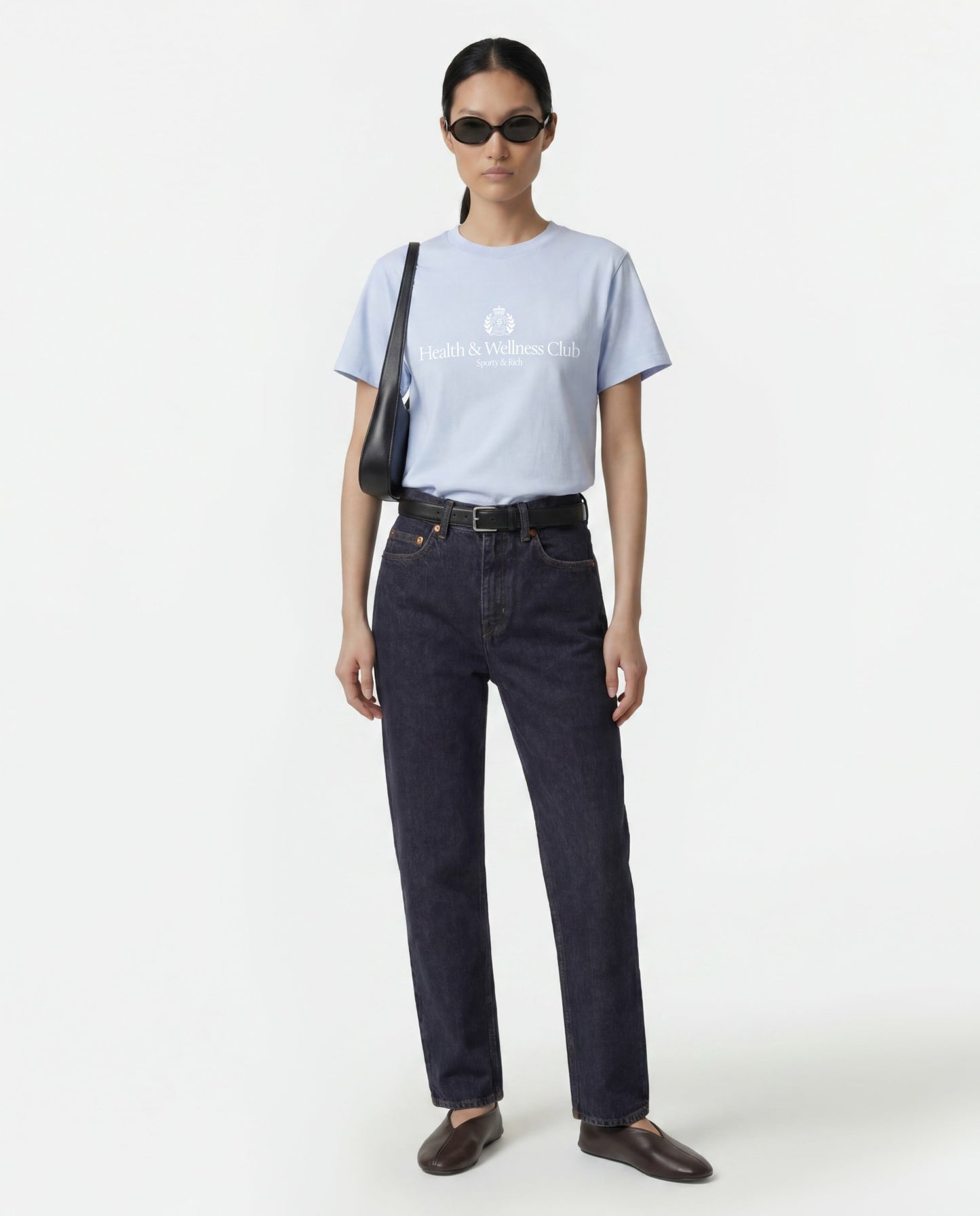 H&W Crest T-Shirt - Ciel