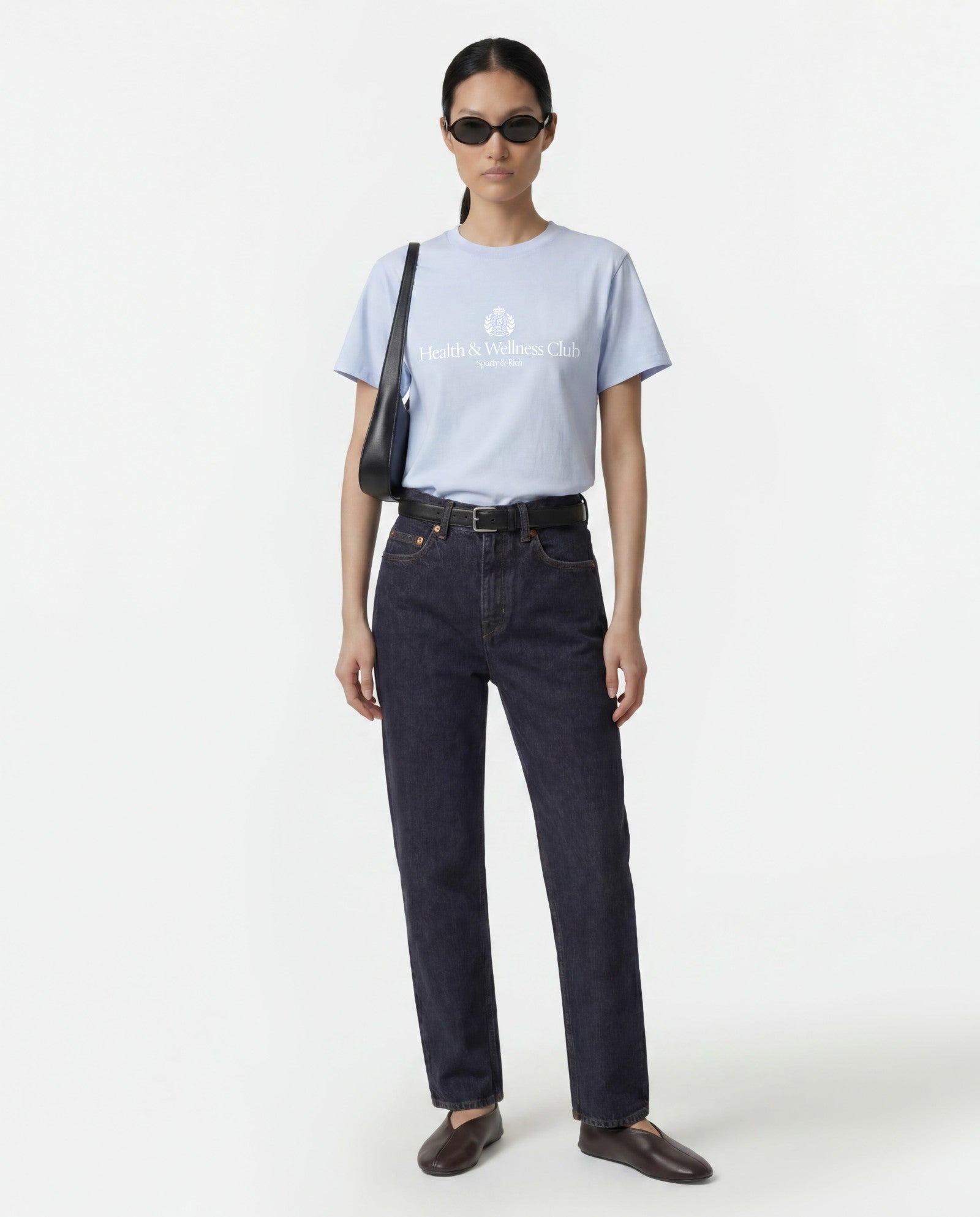 H&W Crest T-Shirt - Ciel
