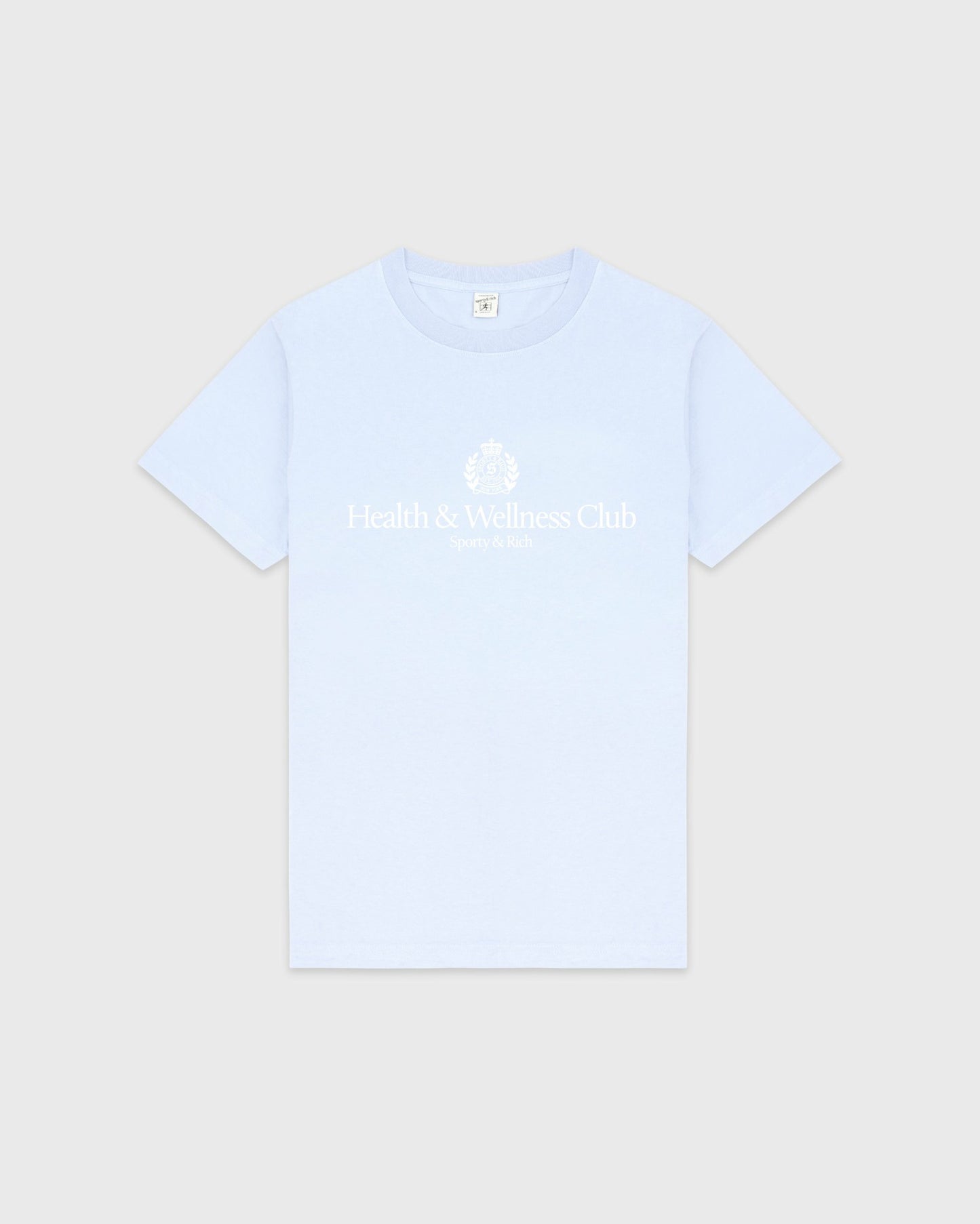 H&W Crest T-Shirt - Ciel