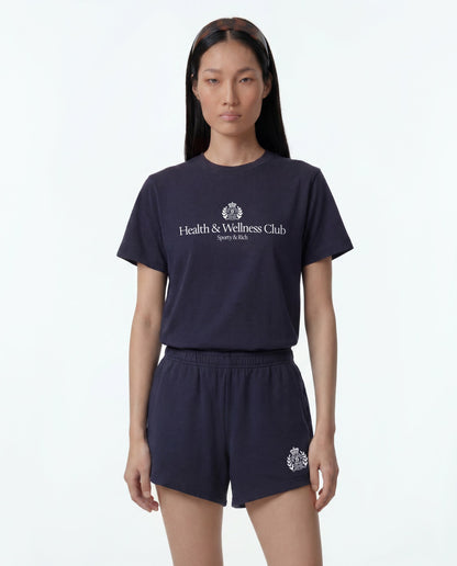 H&W Crest T-Shirt - Dark Navy