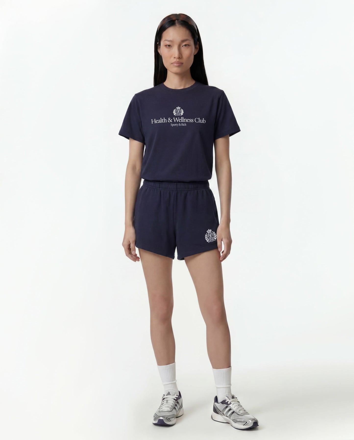 H&W Crest T-Shirt - Dark Navy