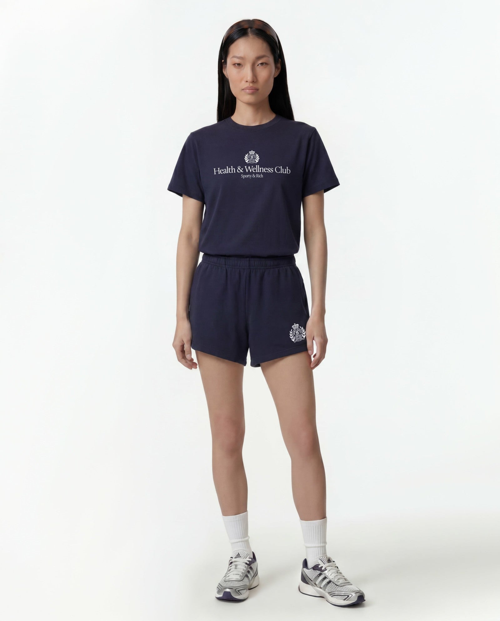 H&W Crest T-Shirt - Dark Navy