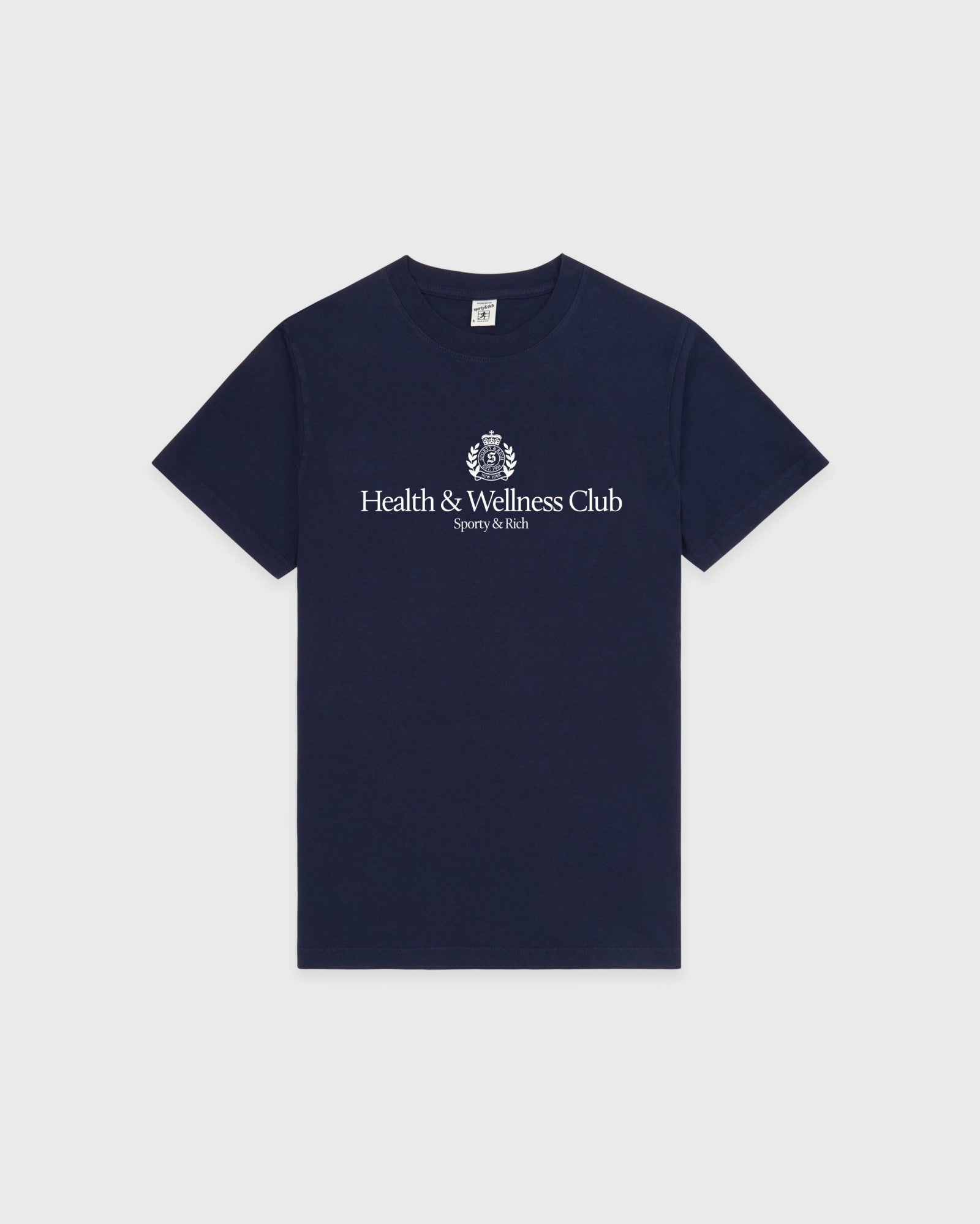 H&W Crest T-Shirt - Dark Navy