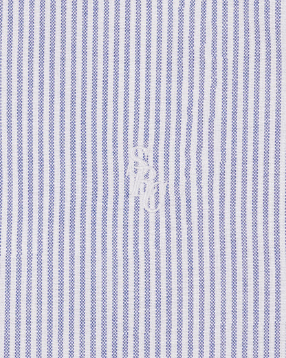 SRC Oversized Oxford Shirt Men - Navy Stripe