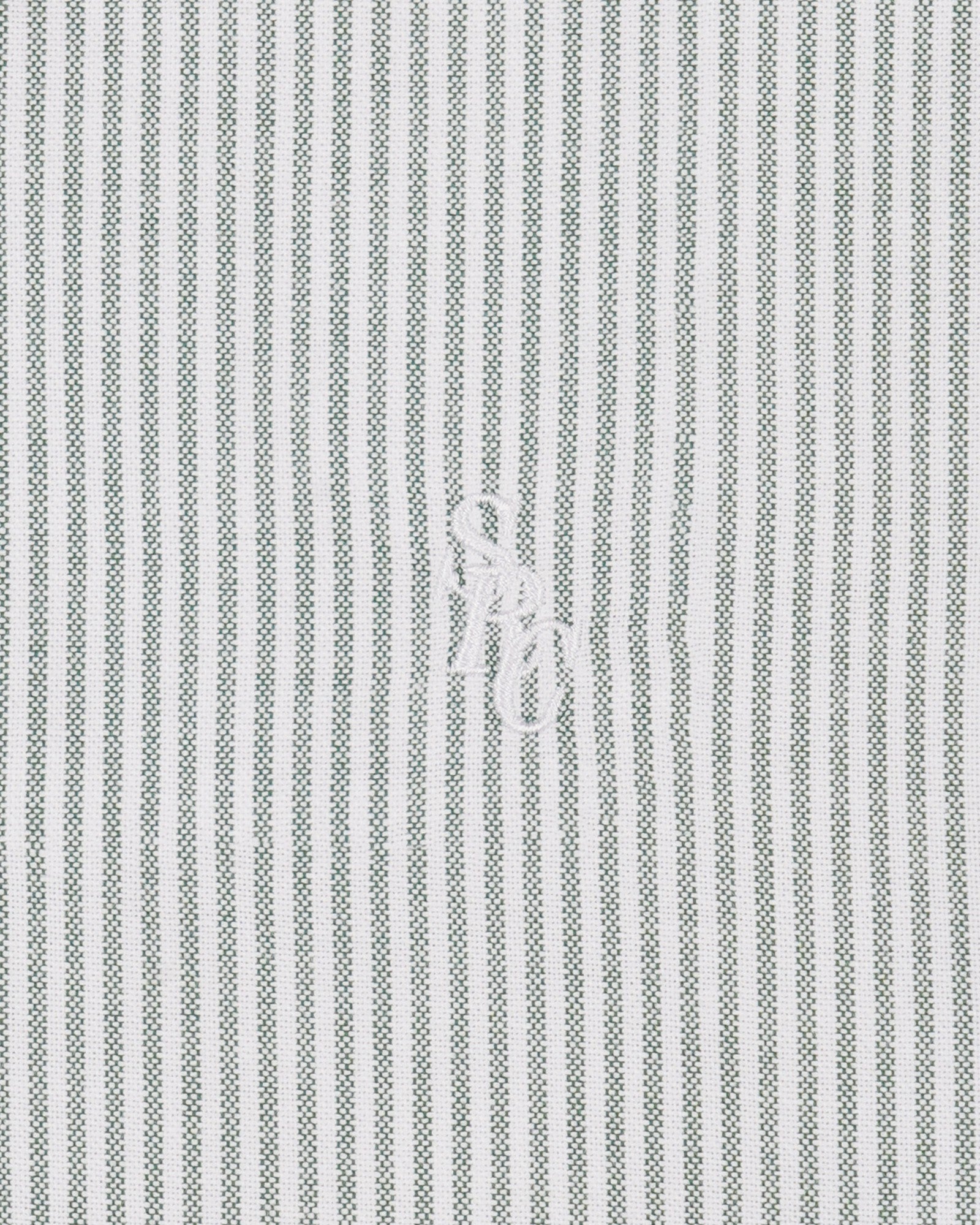SRC Oversized Oxford Shirt Men - Forest striped