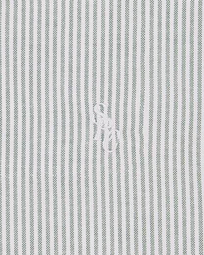 SRC Oversized Oxford Shirt Men - Forest striped