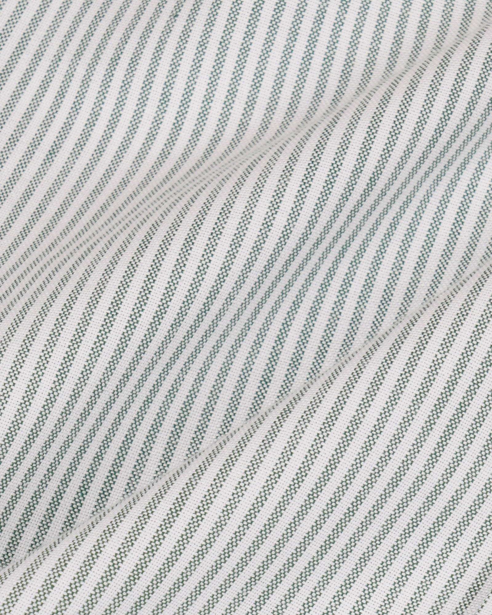SRC Oversized Oxford Shirt Men - Forest striped