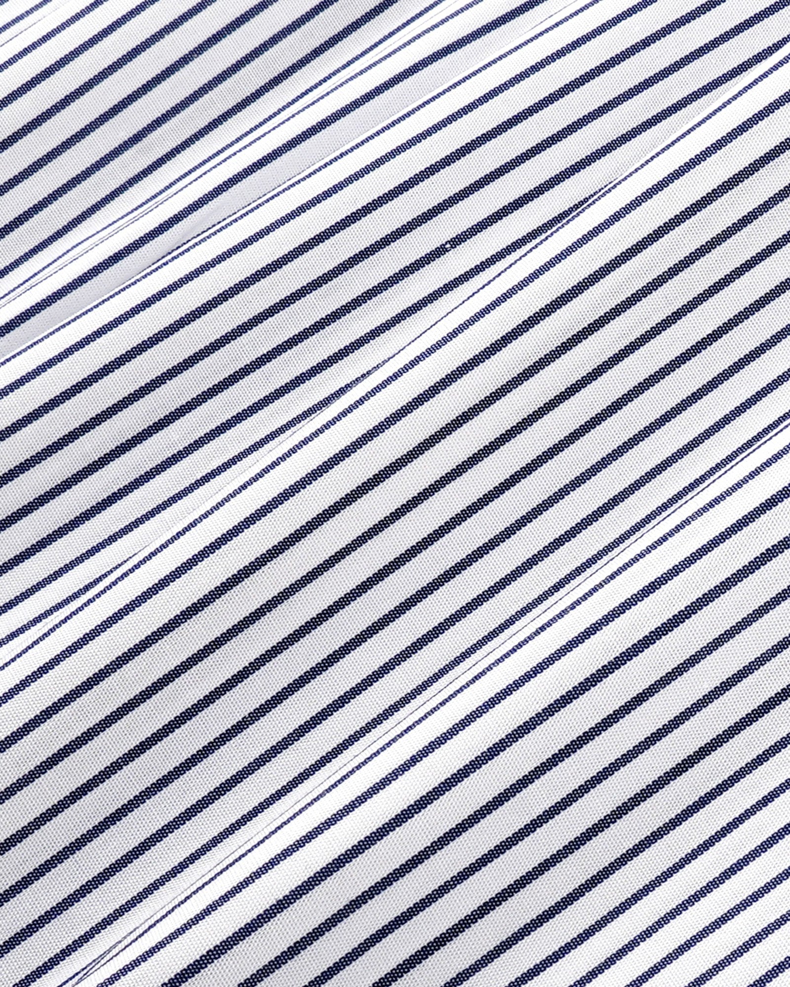 Yankees Serif Oversized Shirt - Navy Striped