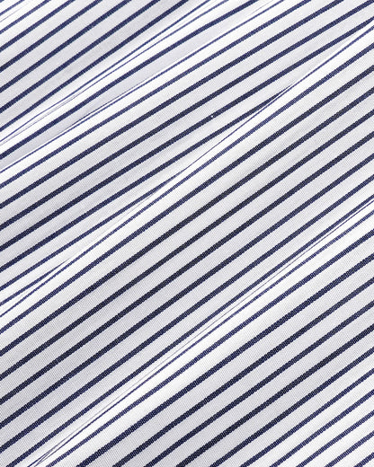 Yankees Serif Oversized Shirt - Navy Striped