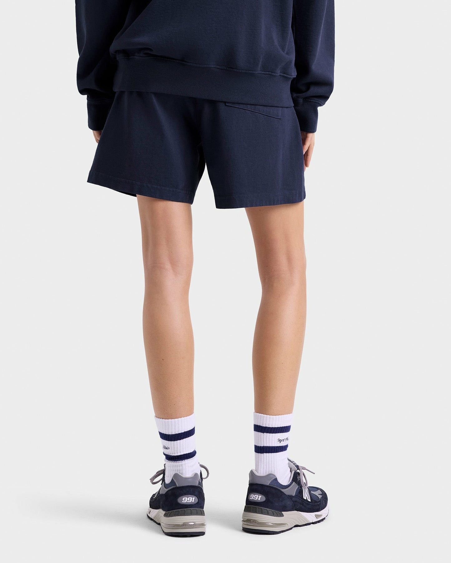 Dodgers Gym Short - Navy/White