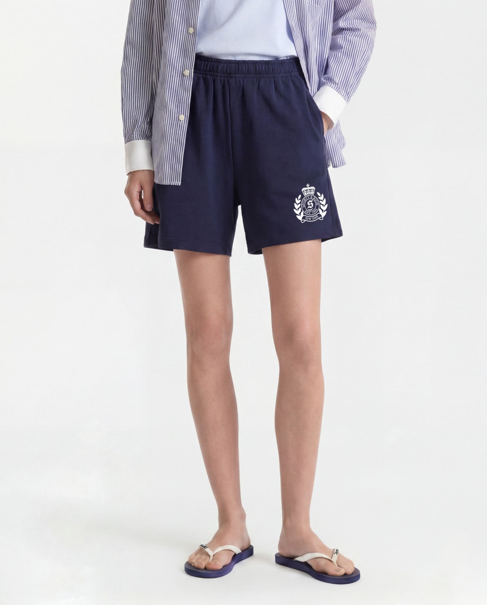 NY Crest Gym Short - Dark Navy