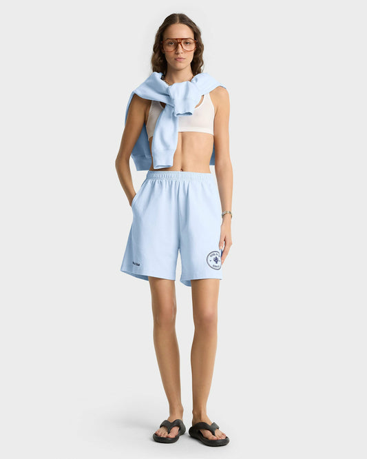 Eden Crest Gym Short - Ciel/Navy