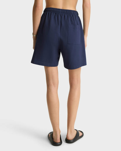 Eden Crest Gym Short - Navy/White