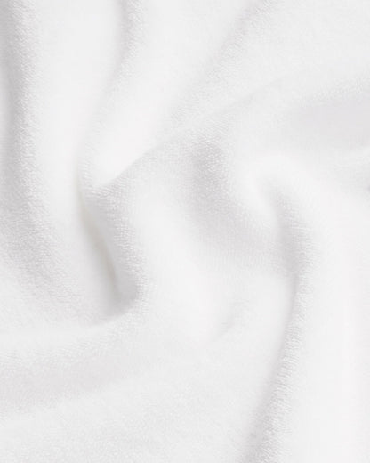 Signature Logo Kids Terry Polo - White/Light Navy
