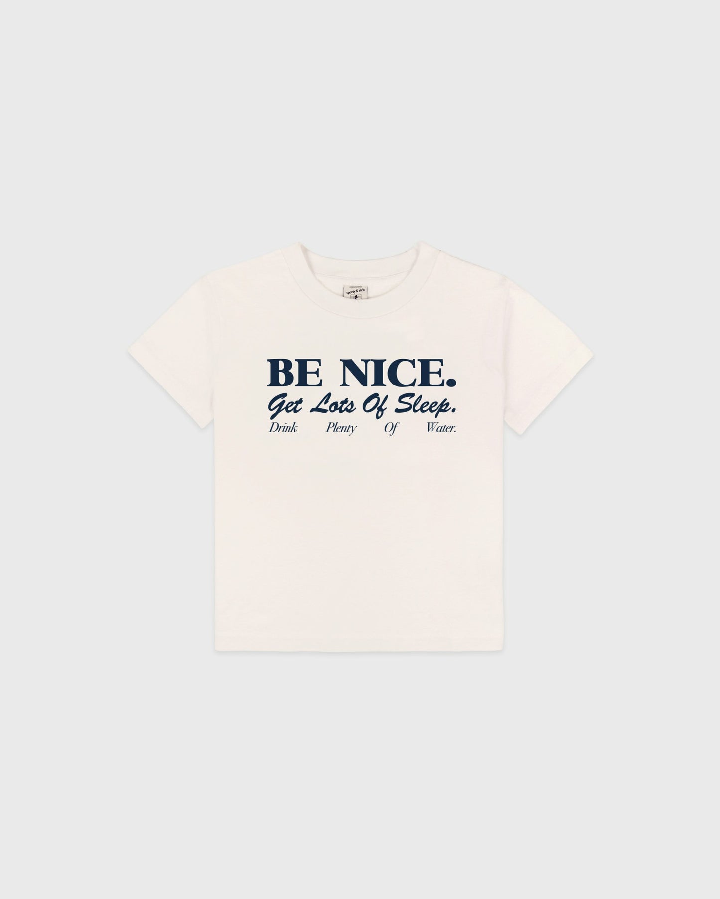 Be Nice Kids T-Shirt - Ecru